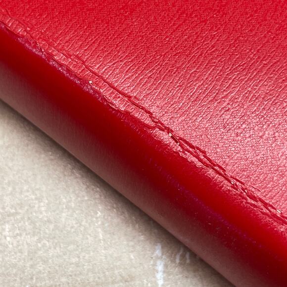 Griffon Leather Red Austrian Playing Cards w Holder Poker Bunco Stardust NuVue - Picture 3 of 7